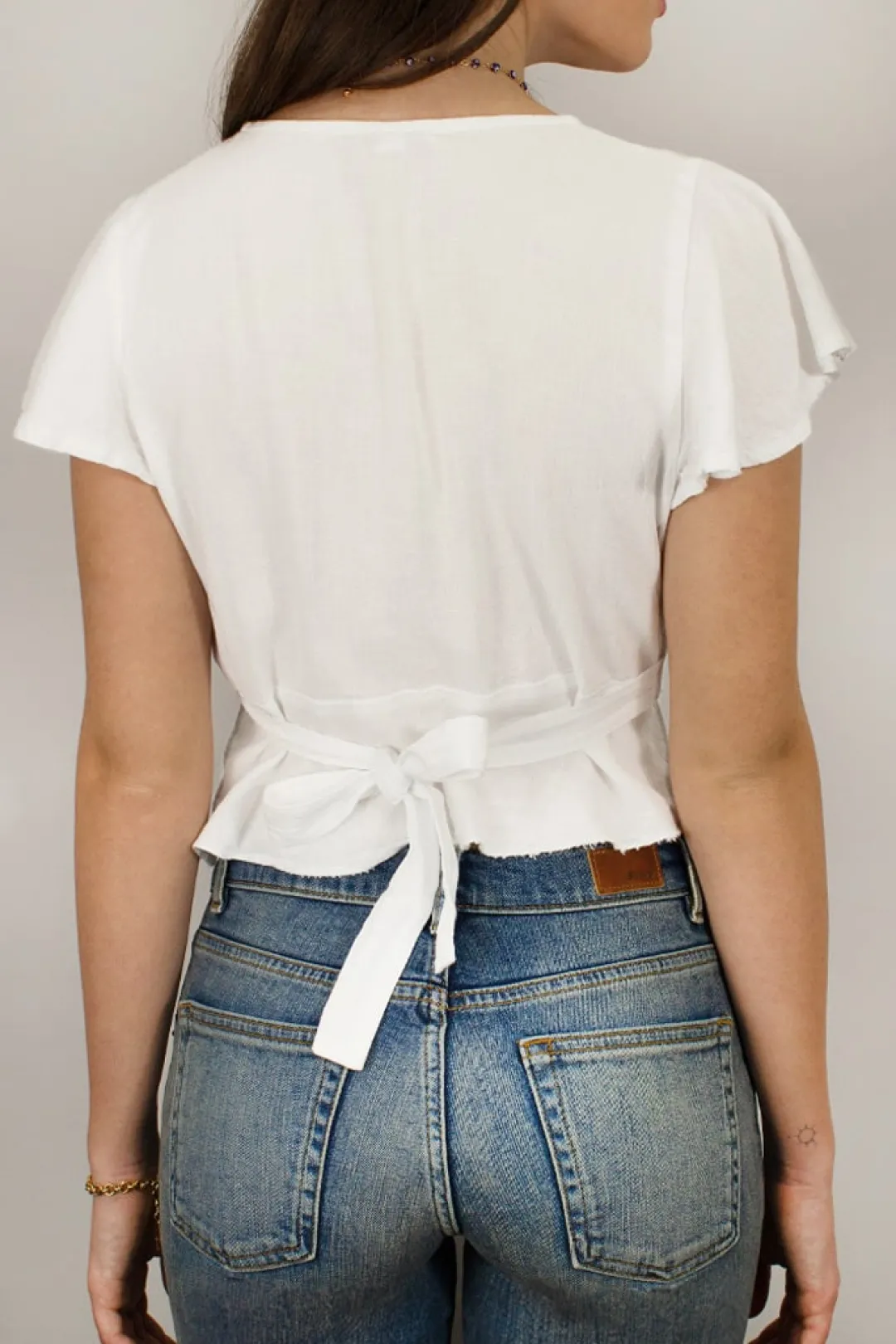 Subdued Blusa con fiocco Multicolor Hot