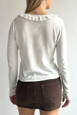 Subdued Cardigan con rouches Multicolor Online