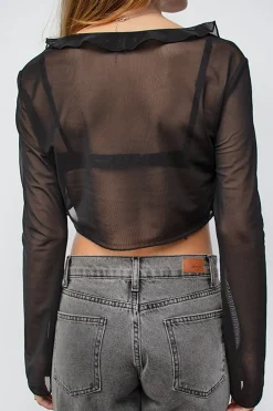 Subdued Cardigan con rouches Multicolor