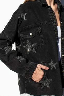 Subdued Giacca oversize stelle strass Multicolor Hot