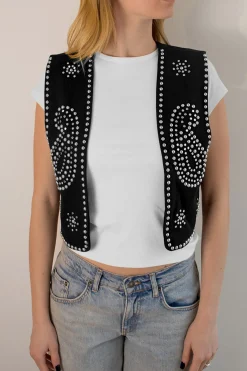 Subdued Gilet con borchie Multicolor Discount