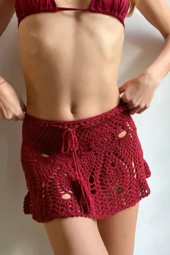 Subdued Gonna crochet con nappine Multicolor