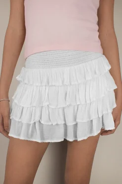 Subdued Gonna shorts con balze Multicolor Outlet