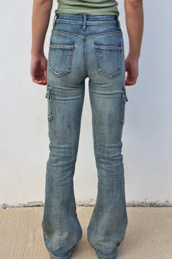 Subdued Jeans flare con tasconi Multicolor Outlet