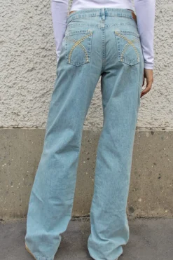 Subdued Jeans low waist con ricamo Multicolor