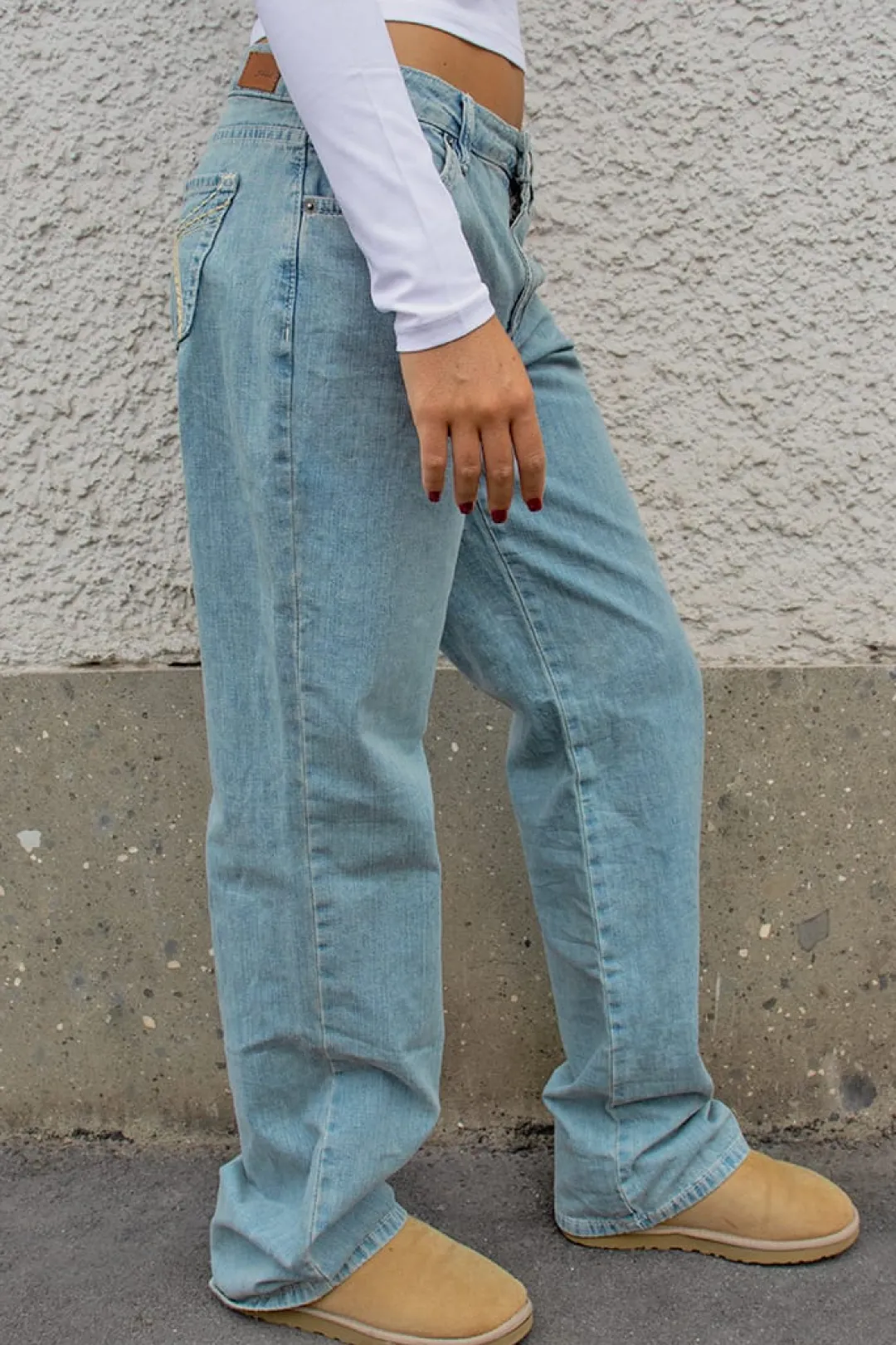 Subdued Jeans low waist con ricamo Multicolor