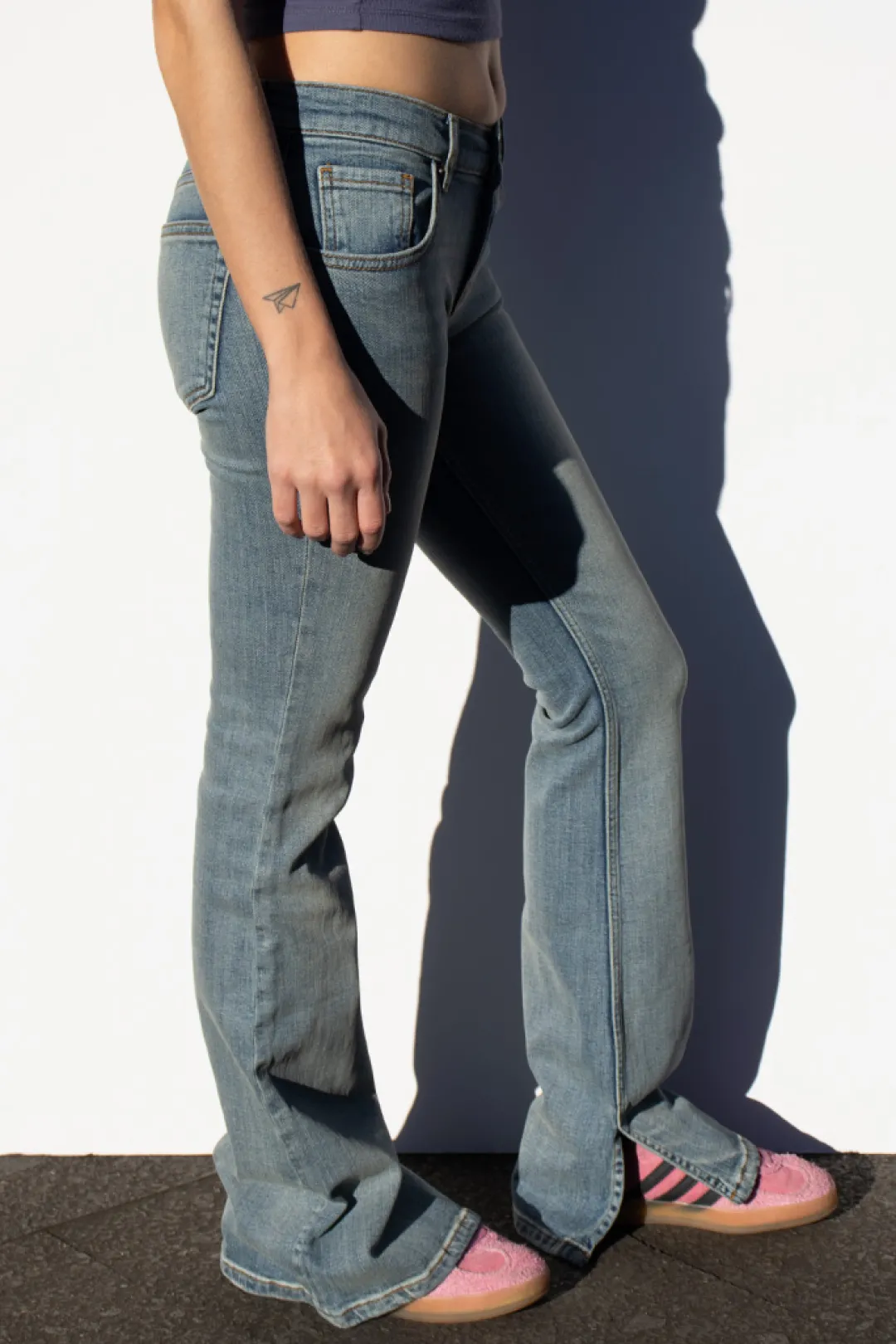 Subdued Jeans side split Multicolor Outlet
