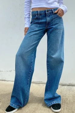 Subdued Jeans straight low waist Multicolor