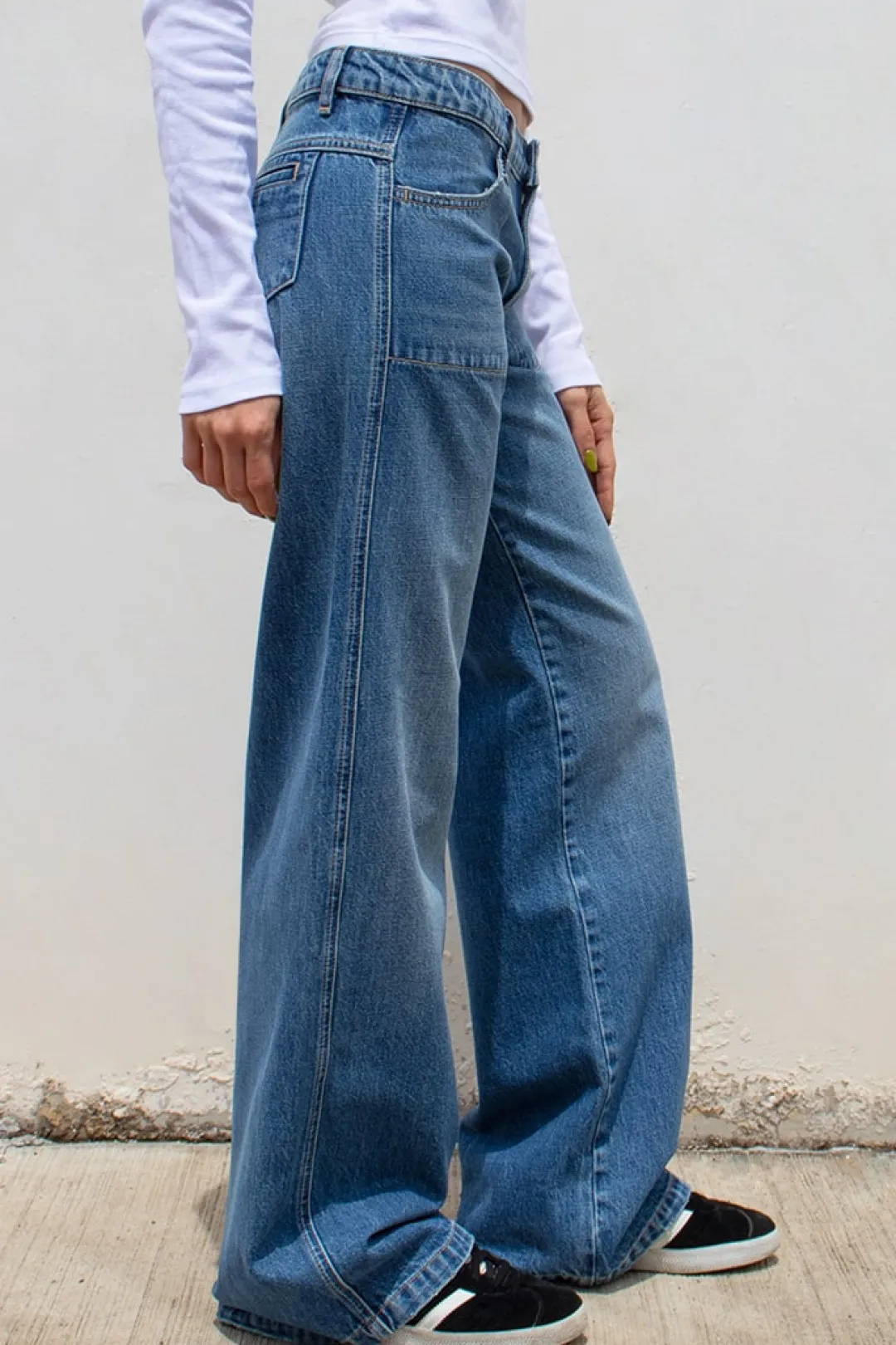 Subdued Jeans straight low waist Multicolor