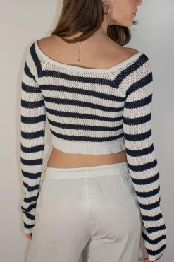 Subdued Maglione crop Multicolor