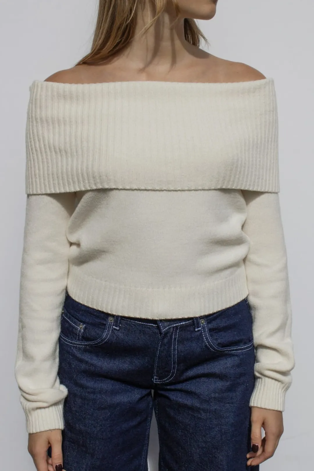 Subdued Maglione off-shoulders Multicolor New