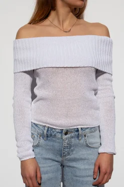 Subdued Maglione off-shoulders Multicolor Discount