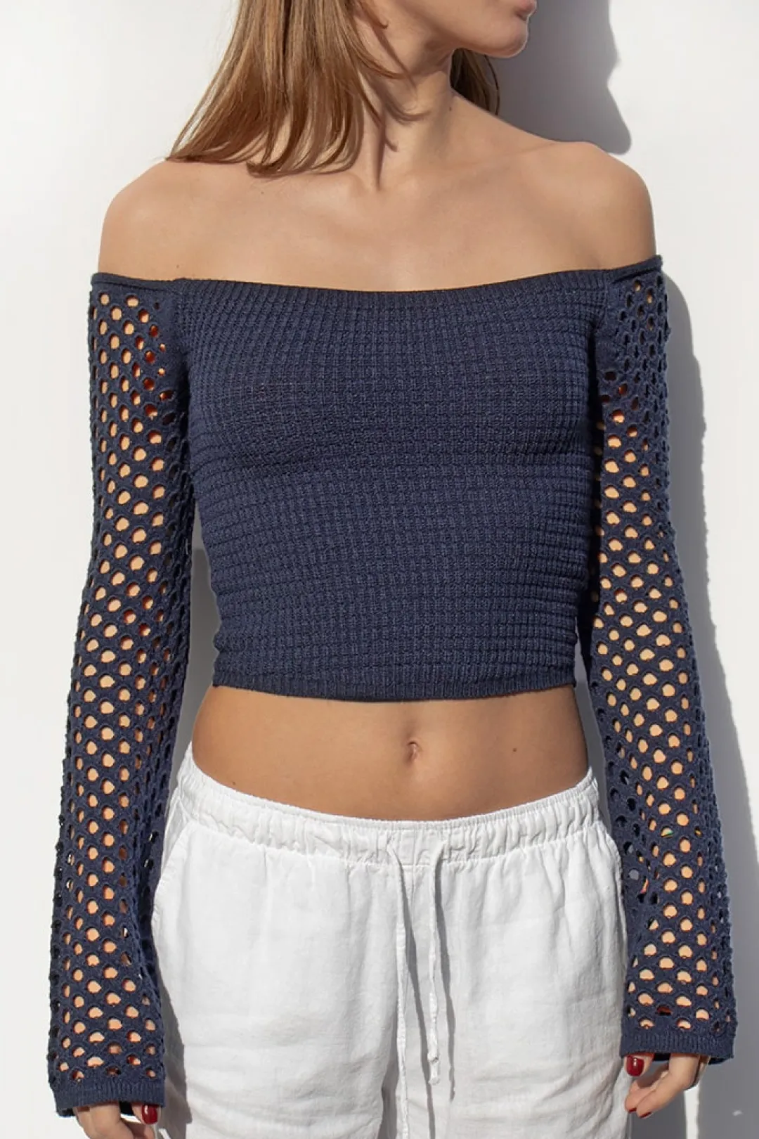 Subdued Maglione scollo a barchetta Multicolor Online