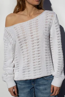 Subdued Maglione scollo barchetta traforato Multicolor Outlet