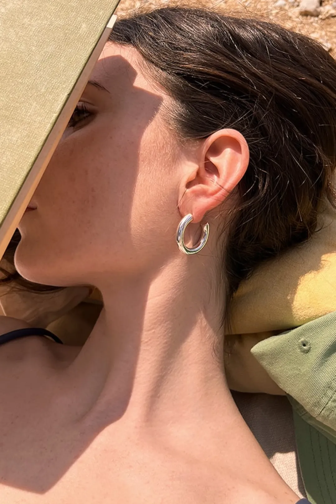 Subdued Orecchini a cerchio spessi Multicolor Online