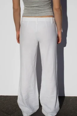 Subdued Pantaloni low waist in lino Multicolor Hot