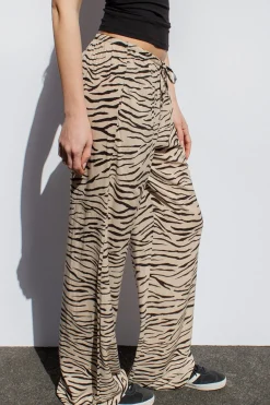 Subdued Pantaloni wide leg con coulisse Multicolor Hot