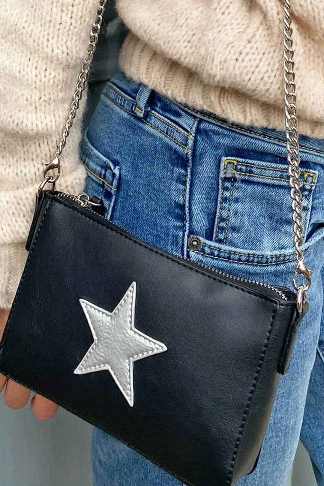 Subdued Pochette con stella a tracolla Multicolor New