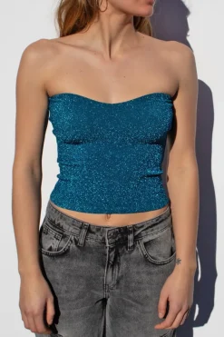 Subdued Top a cuore Multicolor Outlet
