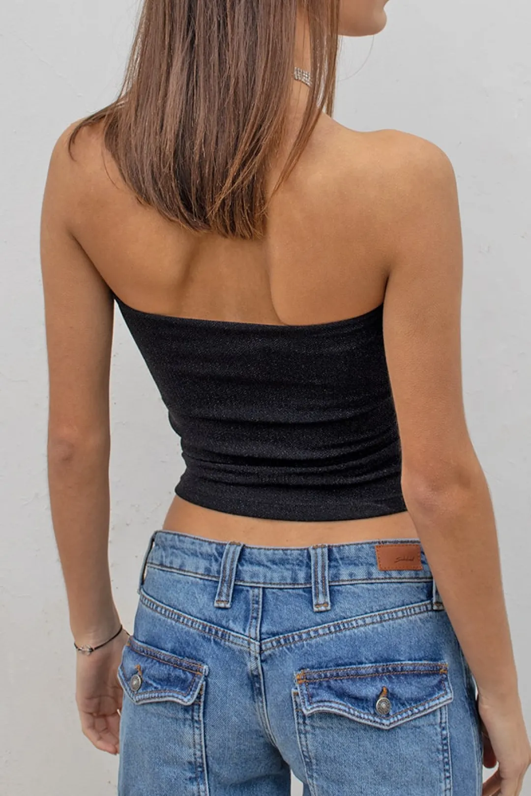 Subdued Top a fascia lurex Multicolor Hot
