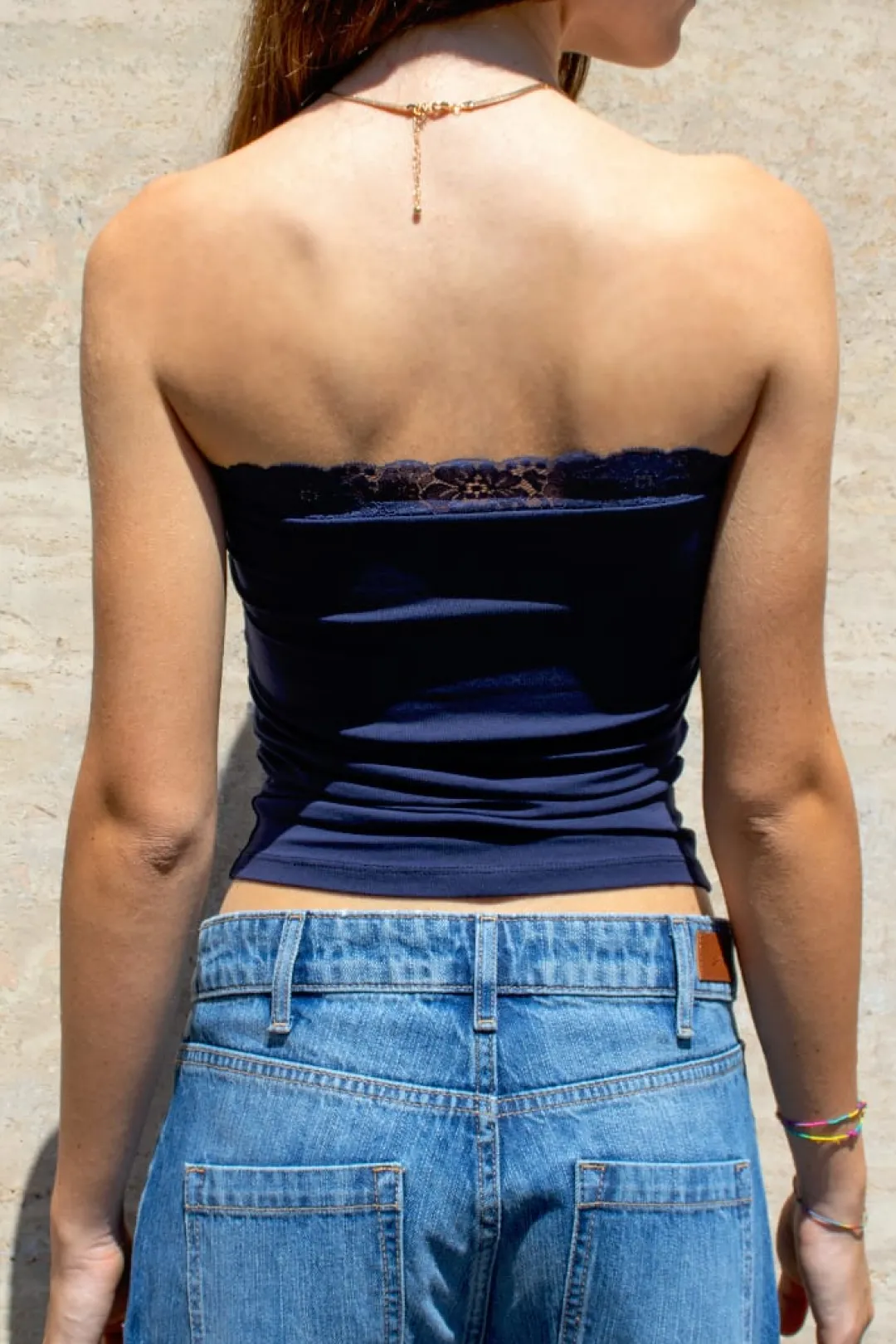 Subdued Top a fascia pizzo Multicolor Clearance