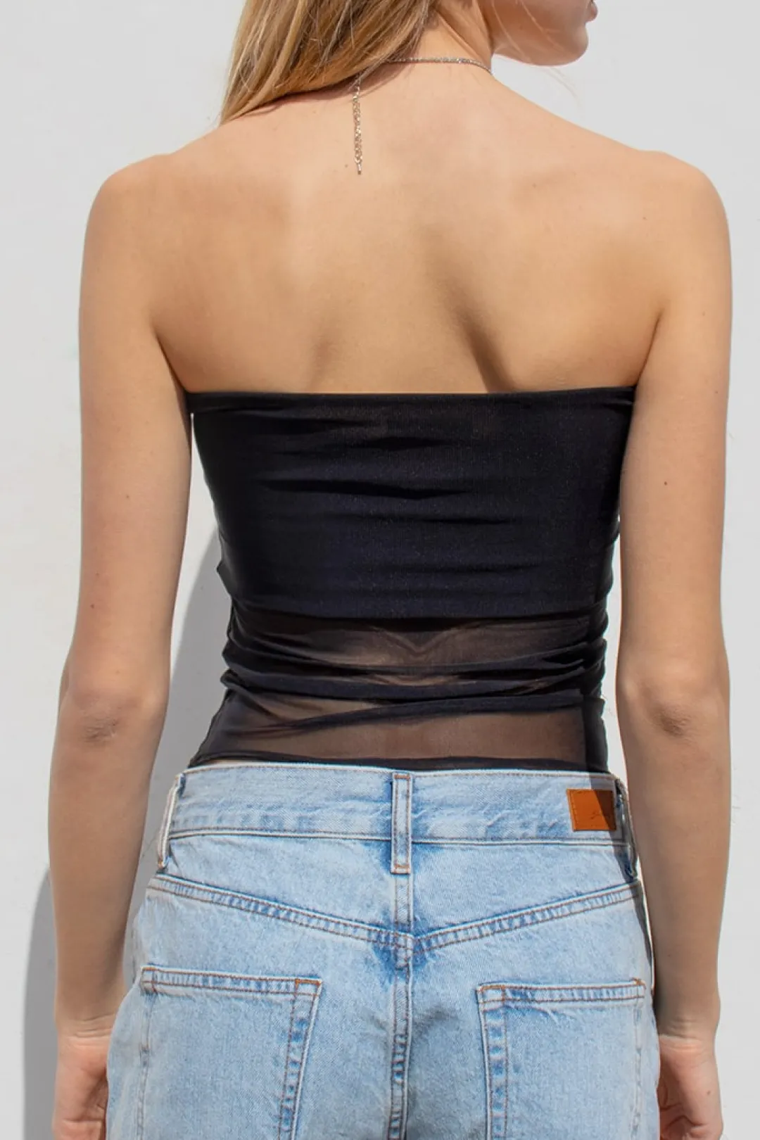 Subdued Top a fascia tulle Multicolor Clearance