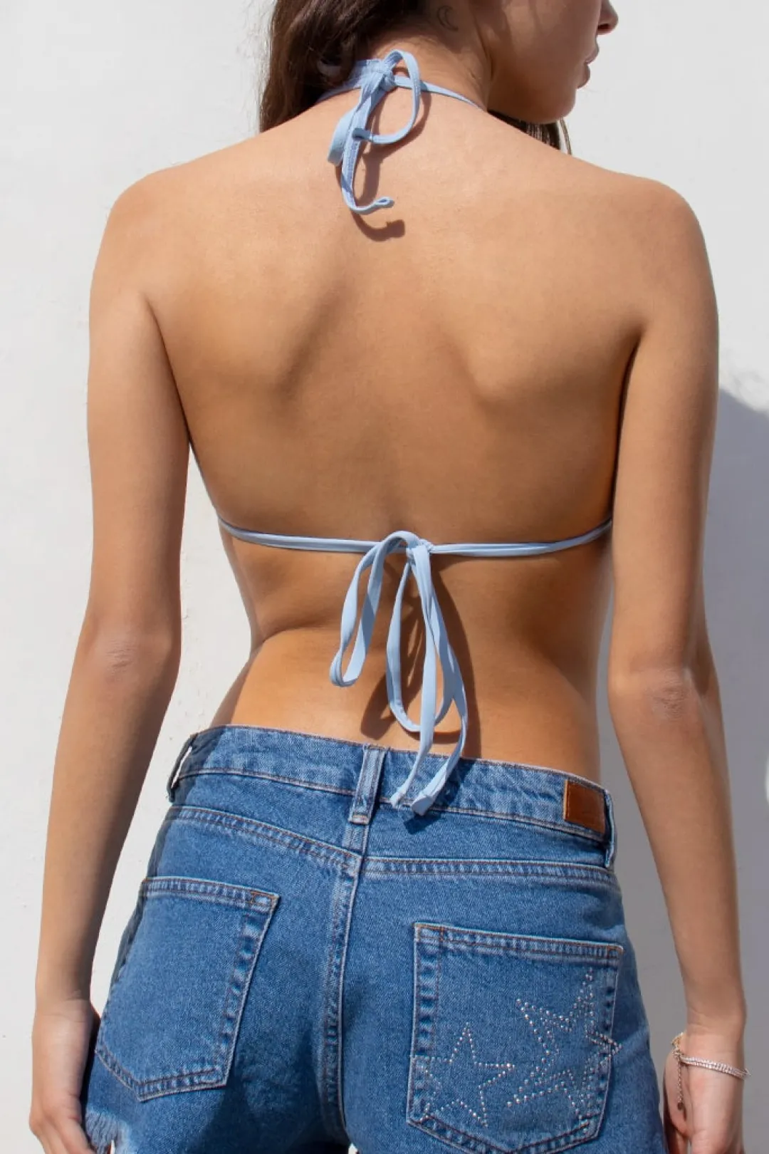 Subdued Top bikini triangolo bordi a contrasto Multicolor