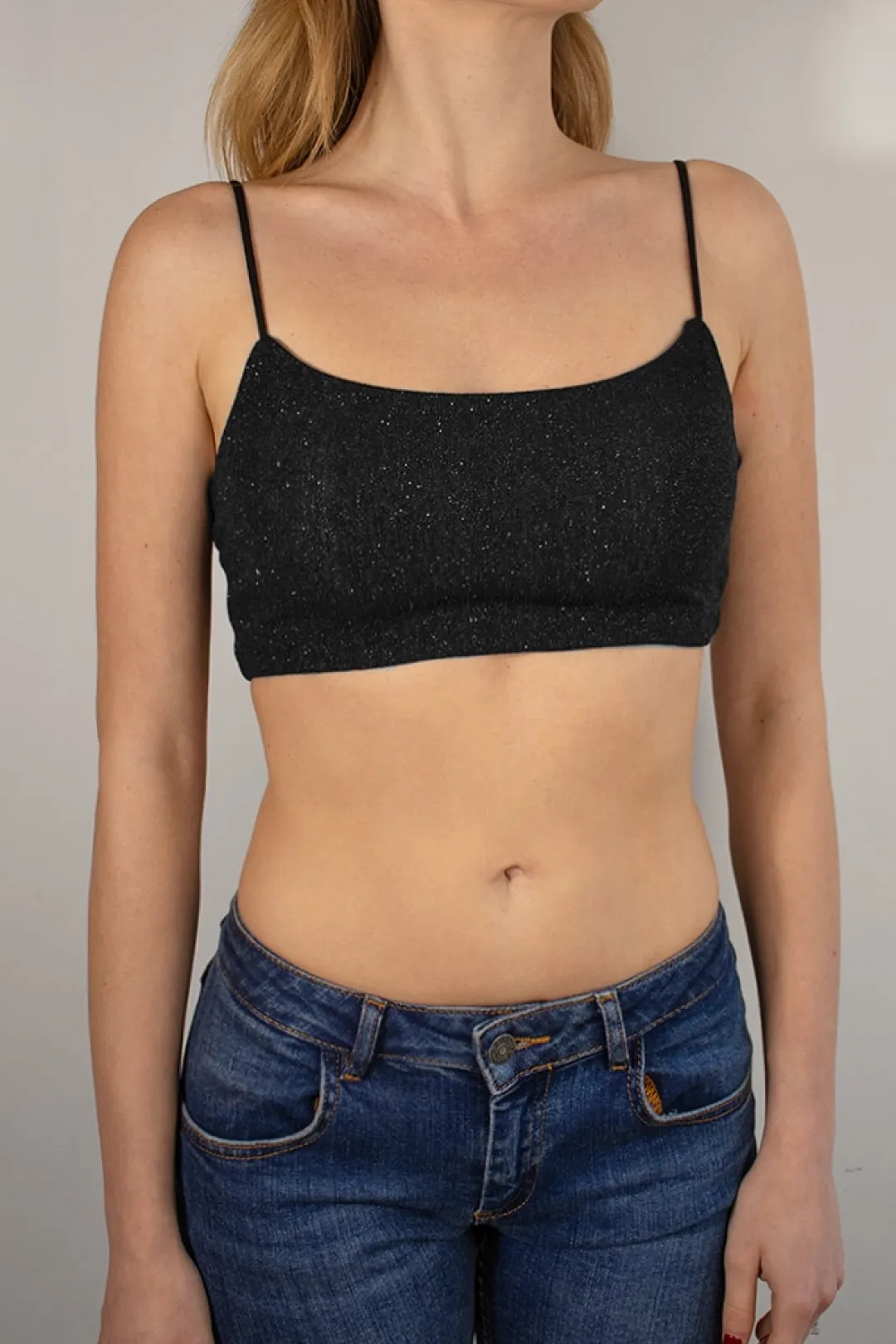 Subdued Top con bretelline in lurex Multicolor New