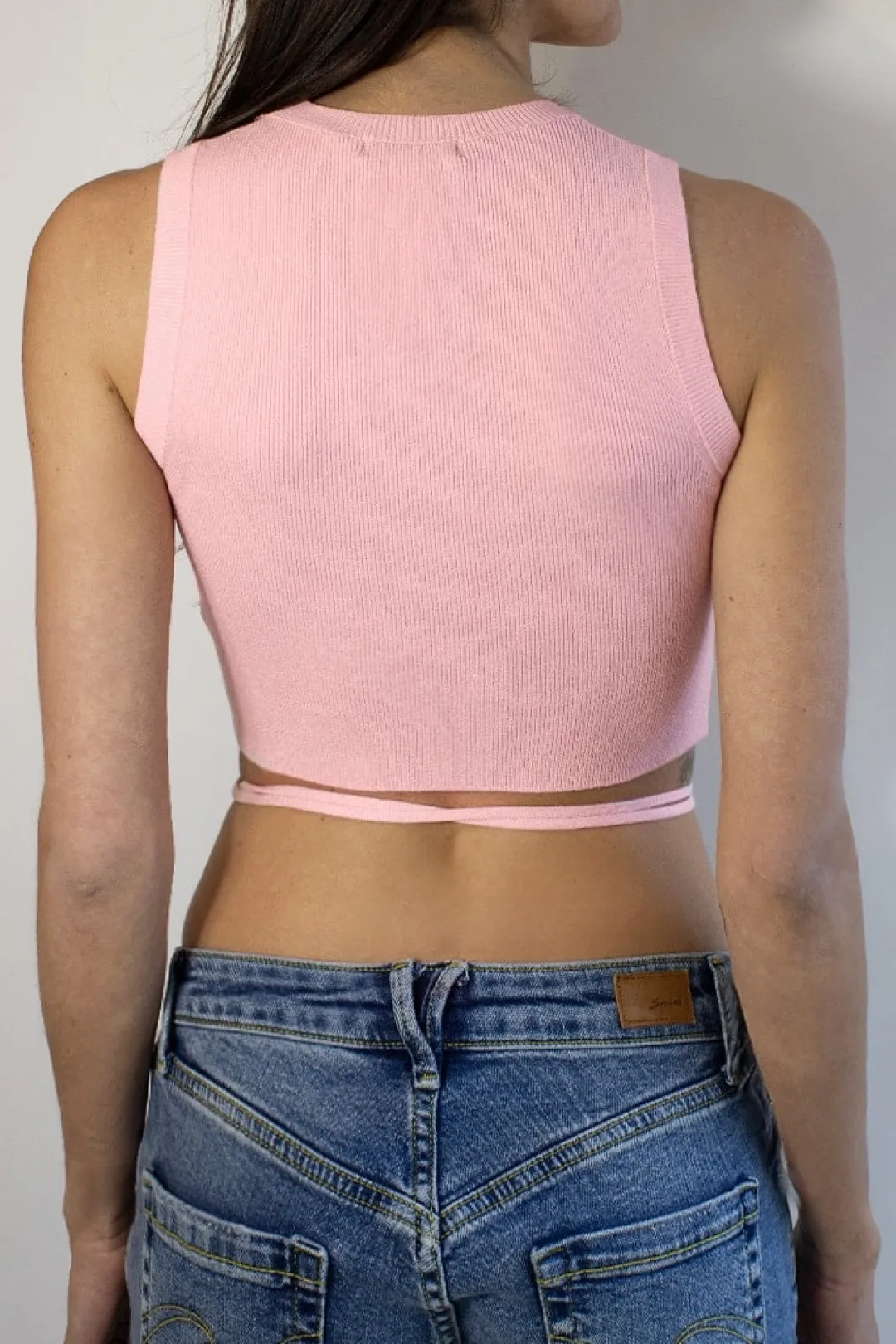 Subdued Top crop incroci Multicolor Discount