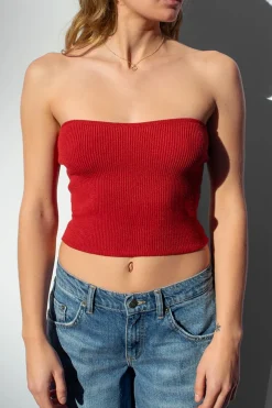 Subdued Top scollo a cuore Multicolor Best