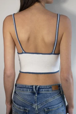 Subdued Top scollo a V Multicolor New