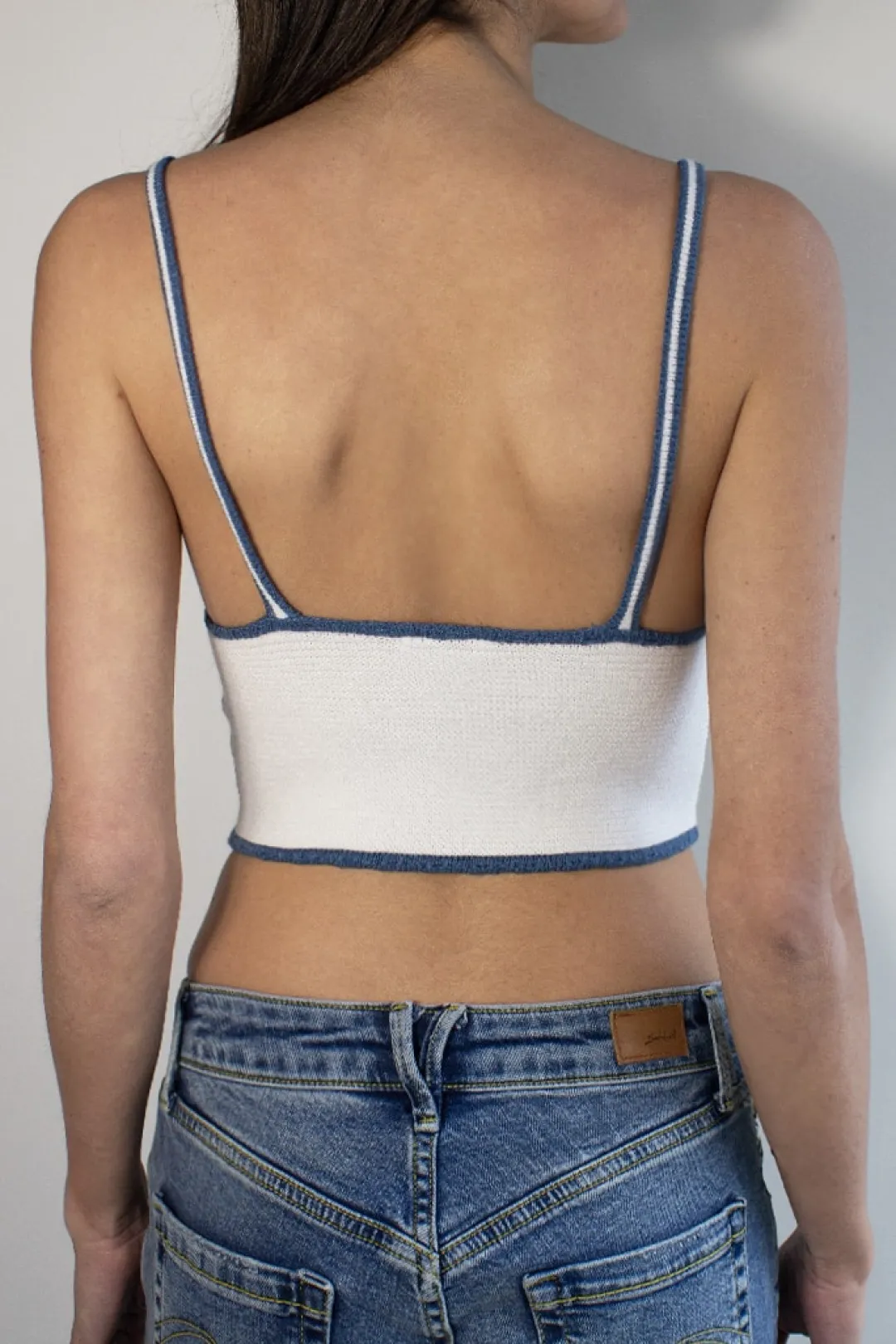 Subdued Top scollo a V Multicolor New