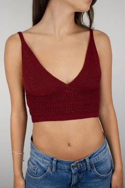 Subdued Top scollo a V Multicolor New