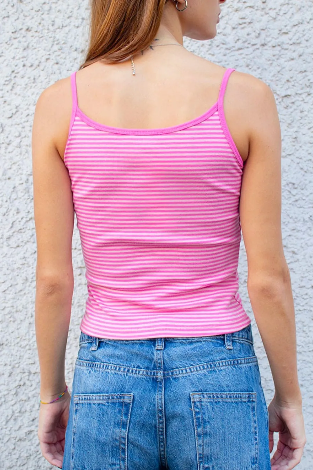 Subdued Top scollo rotondo Multicolor New