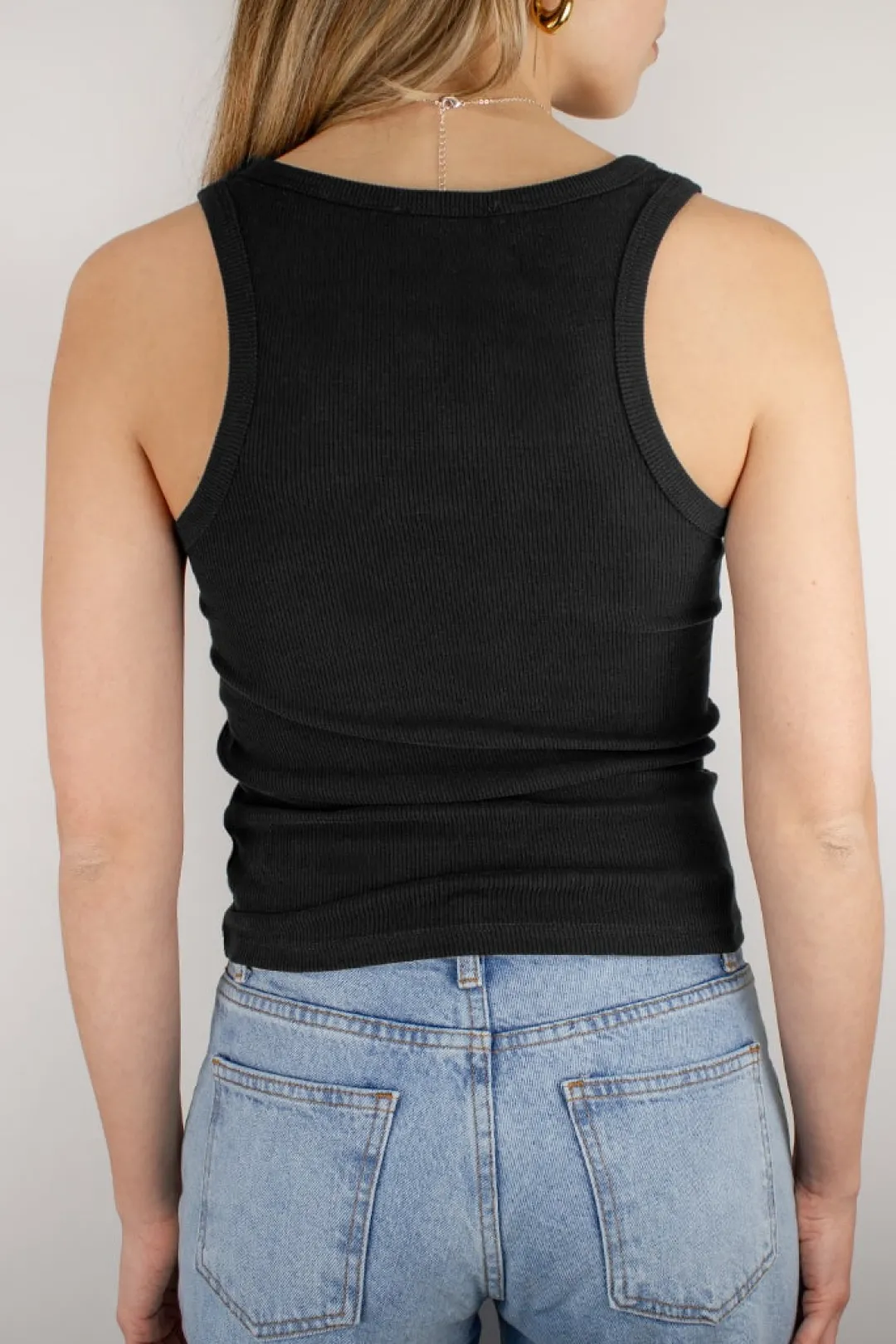 Subdued Top scollo rotondo Multicolor New