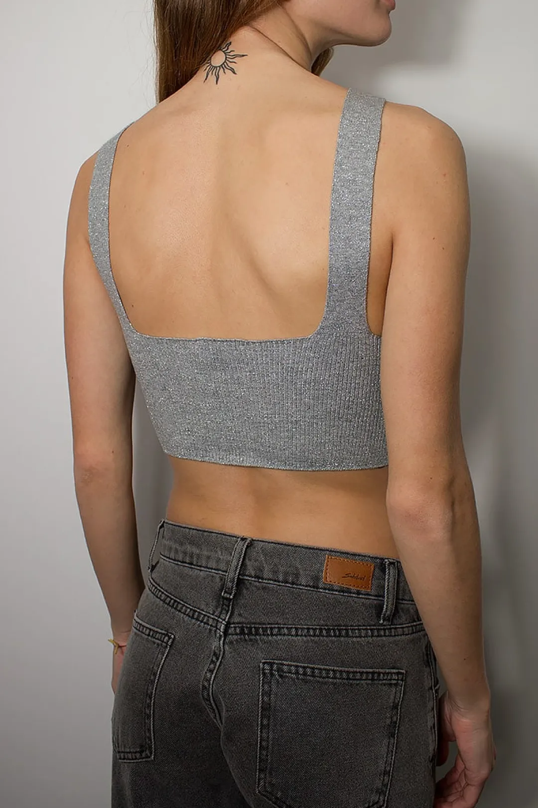 Subdued Top scollo sul retro Multicolor Discount