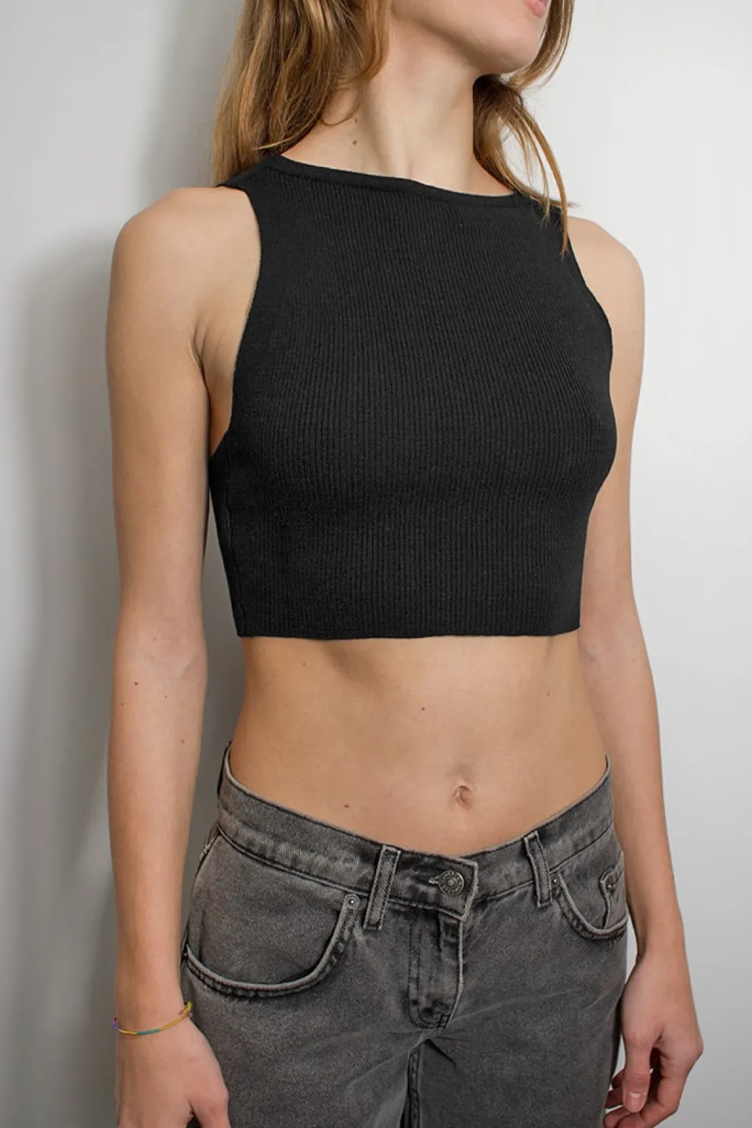 Subdued Top scollo sul retro Multicolor Discount