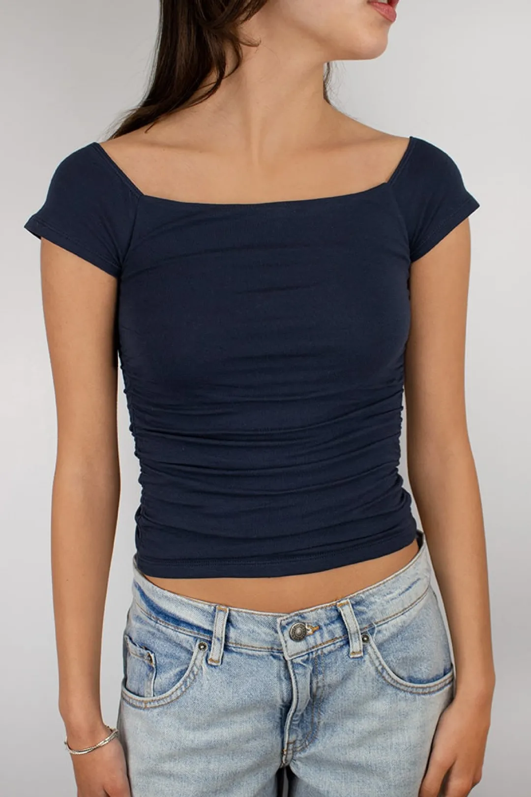 Subdued T-shirt arricciata con fiocco Multicolor Sale