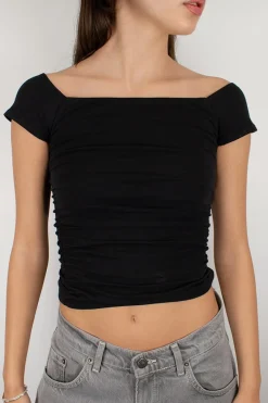 Subdued T-shirt arricciata con fiocco Multicolor Sale