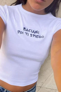 Subdued T-shirt Baciami poi ti spiego Multicolor Outlet
