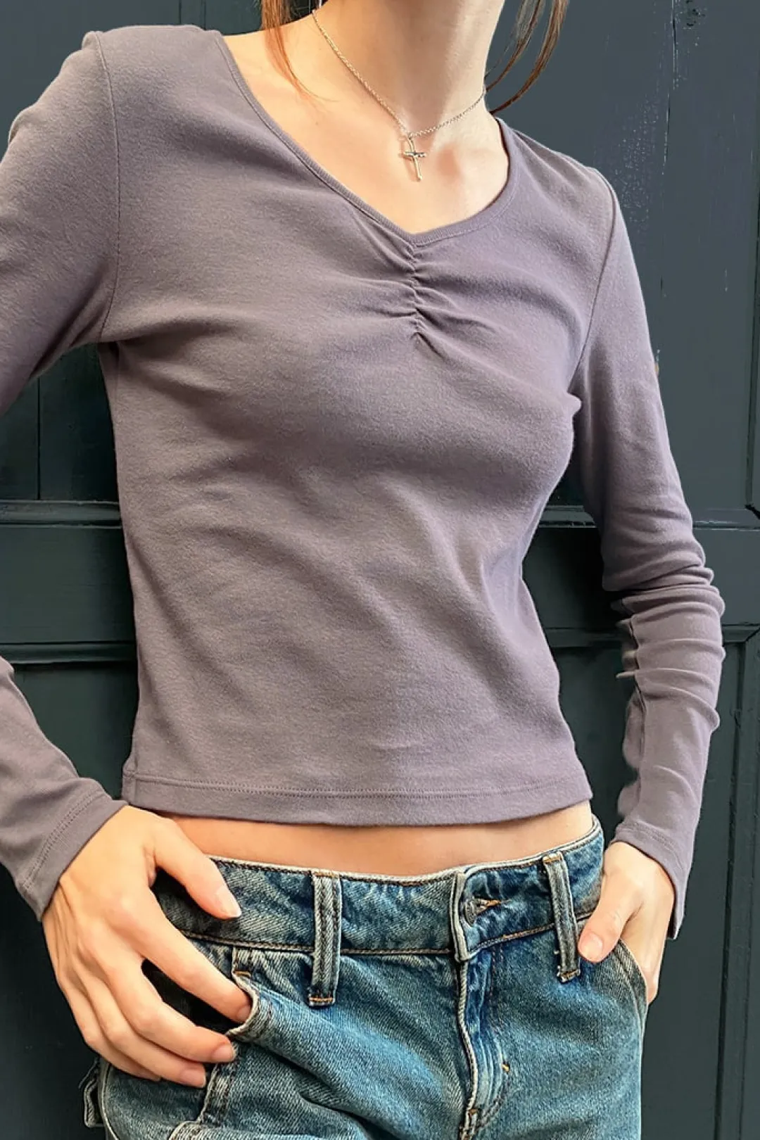 Subdued T-shirt con arricciatura Multicolor Sale