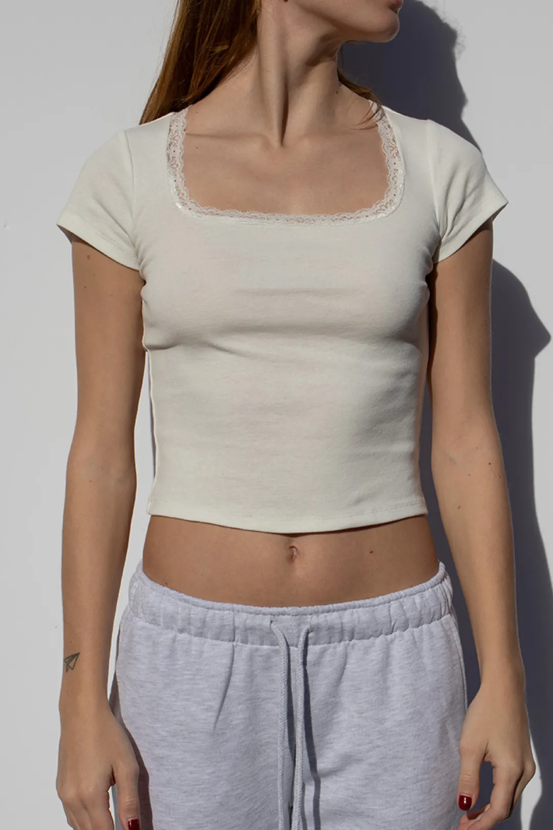 Subdued T-shirt con pizzo Multicolor Online