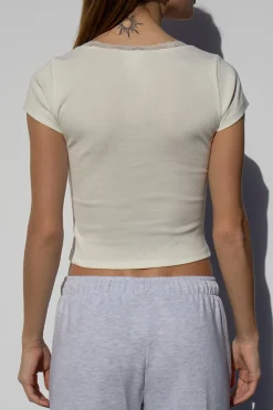 Subdued T-shirt con pizzo Multicolor Online