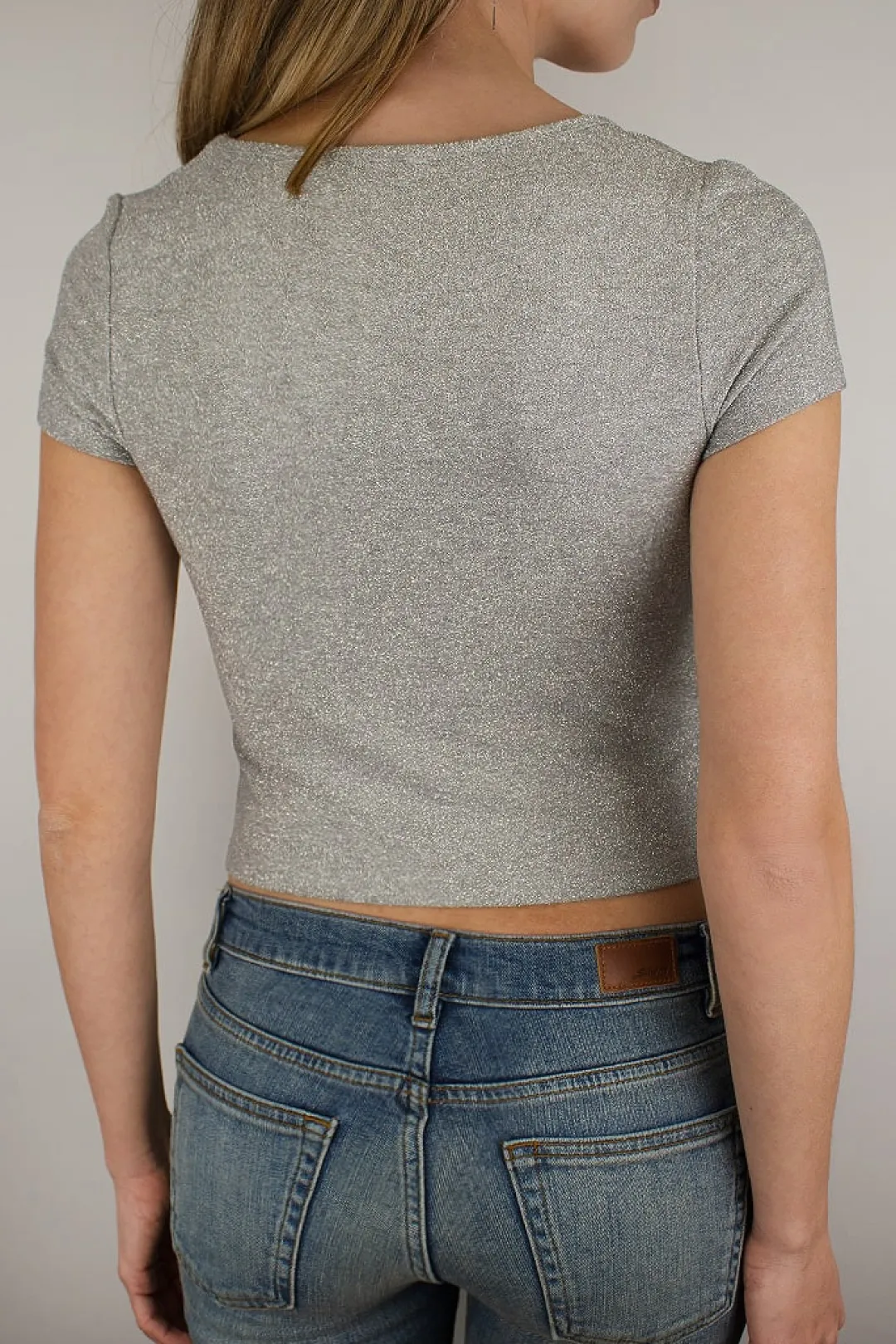 Subdued T-shirt crop collo quadrato Multicolor New