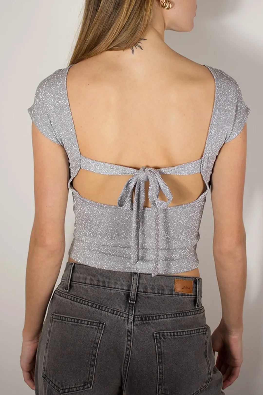 Subdued T-shirt fiocco dietro lurex Multicolor Best