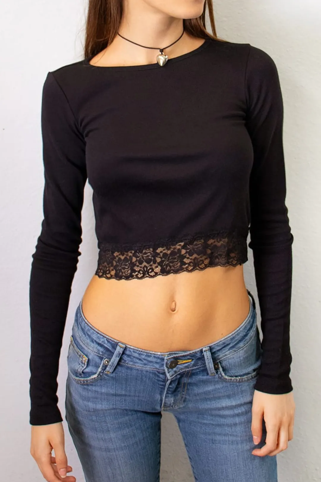 Subdued T-shirt fondo pizzo Multicolor Clearance