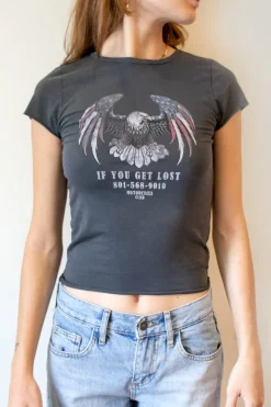 Subdued T-shirt If you get lost Multicolor New