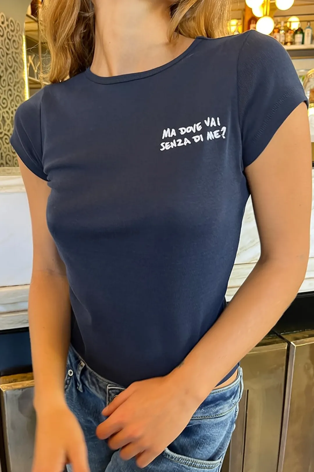 Subdued T-shirt Ma dove vai senza di me Multicolor Online