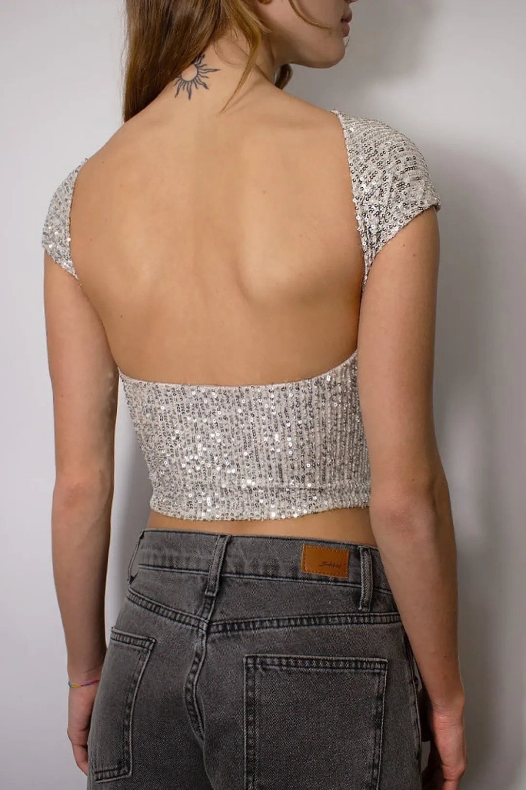 Subdued T-shirt schiena scoperta Multicolor Best