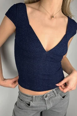 Subdued T-shirt scollo a V Multicolor Clearance